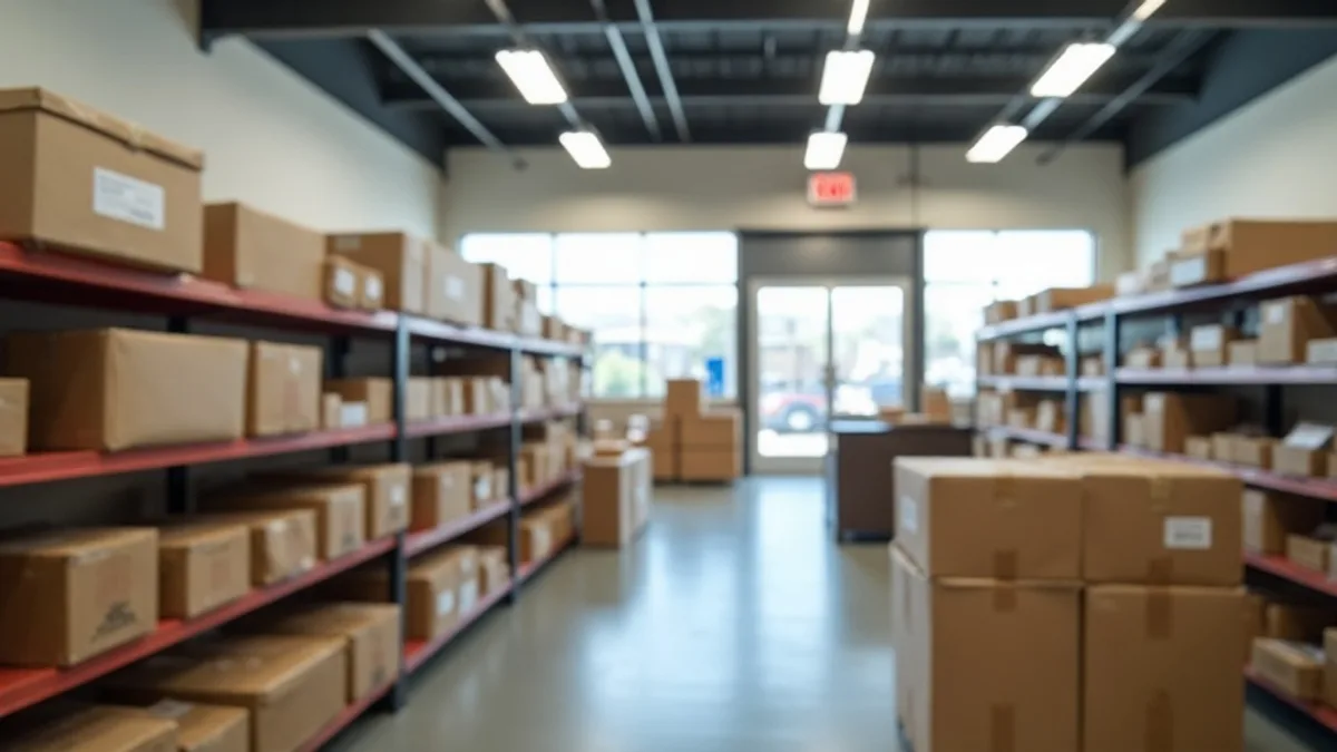 Customs broker reviewing international freight documentation