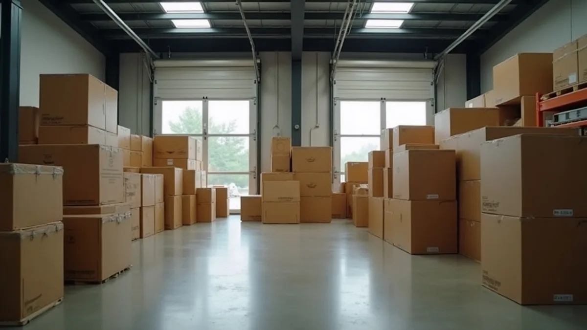 Furniture wrapped in blanket pads for freight shipping from Kentucky
