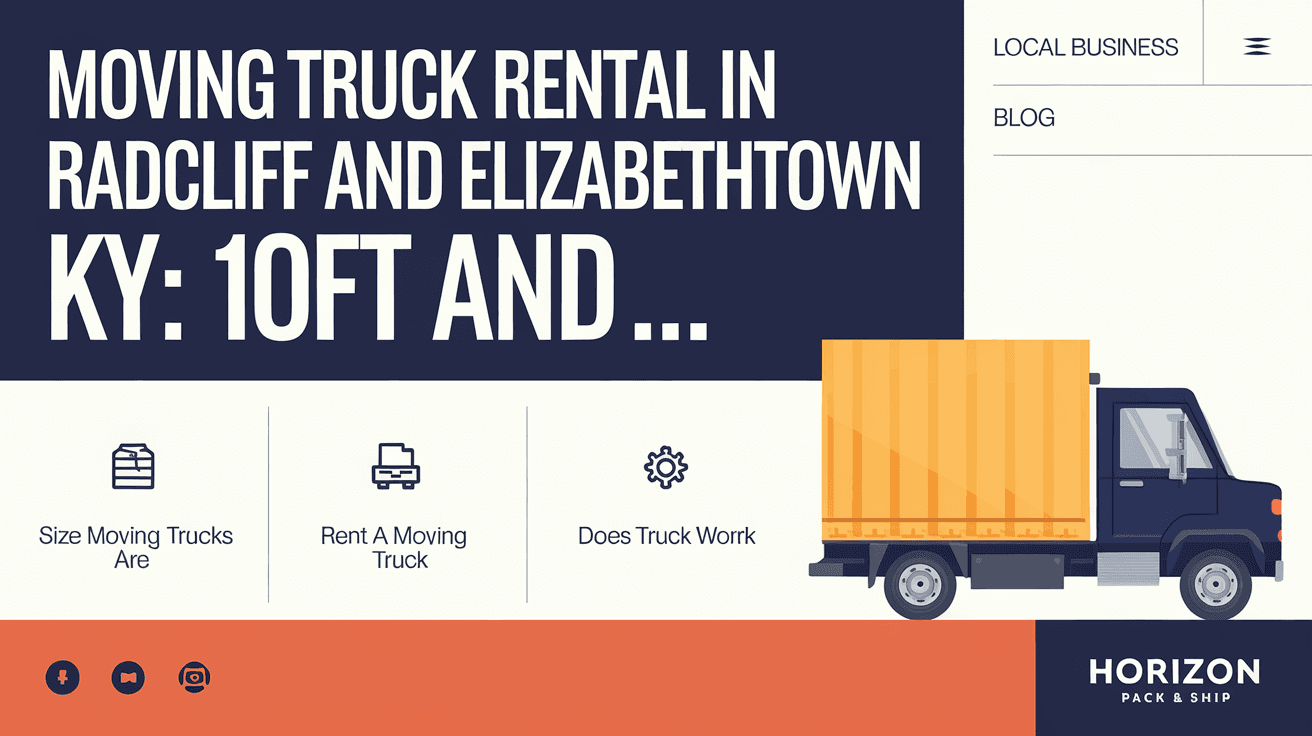 Moving Truck Rental in Radcliff and Elizabethtown KY: 10ft and 16ft Available