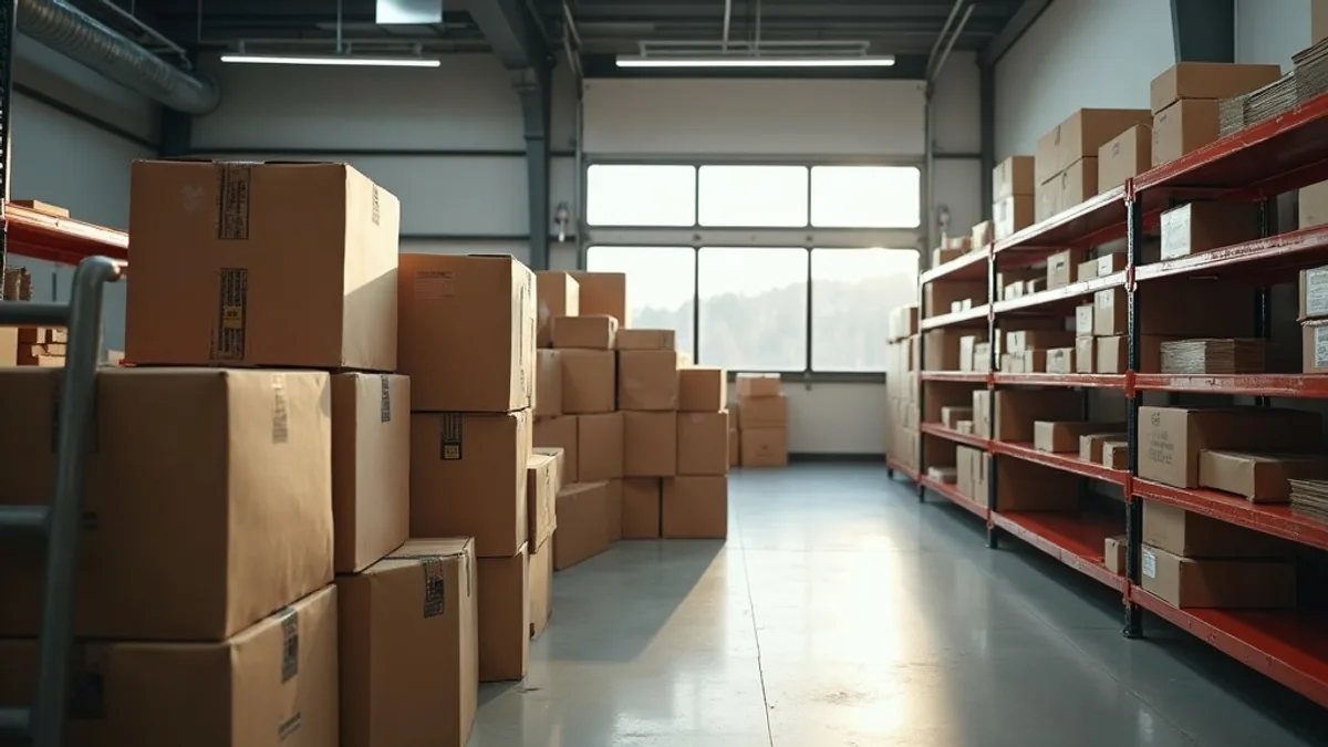 Industrial manufacturing freight loaded for shipment from Lincoln Trail Kentucky