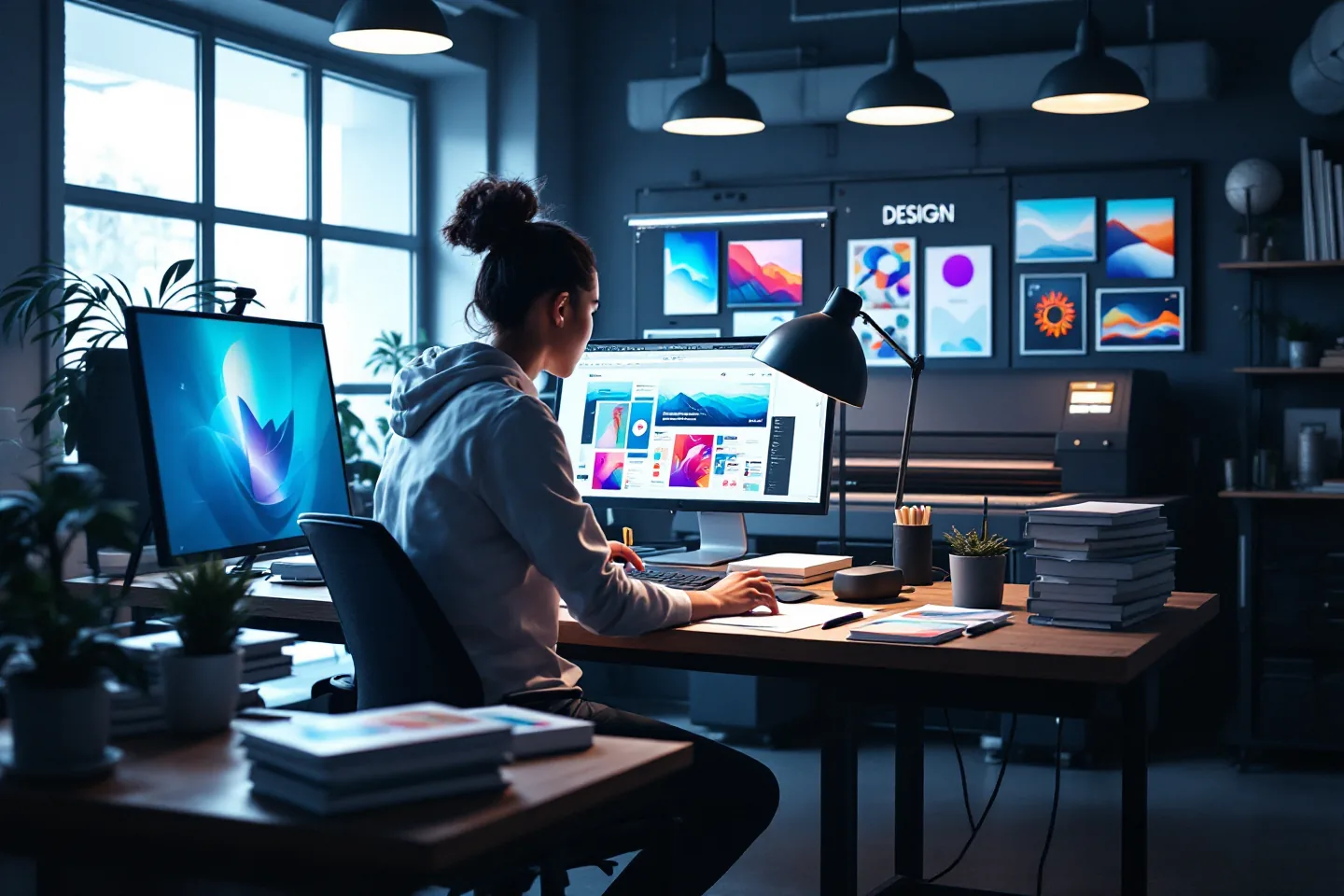 Graphic design work at Horizon Pack and Ship